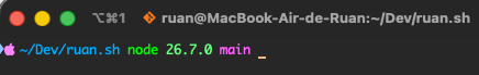 Goroutine Oh My Zsh prompt